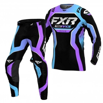 FXR MX Kit Bundle - Adult REVO Jersey & Pant Bundle - AURORA