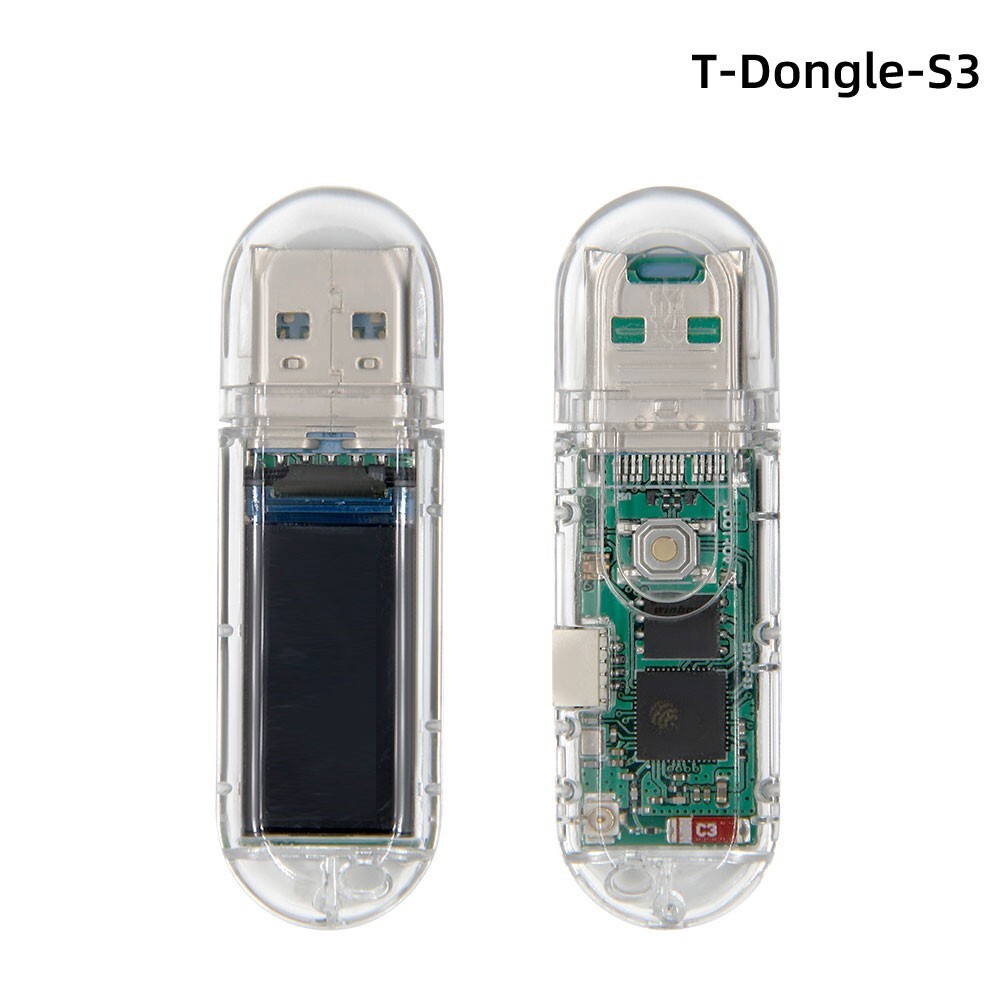 Nerdminer T-Dongle-S3 With LCD Bitcoin Hashrate 75KH/s T-display Lottery  miner