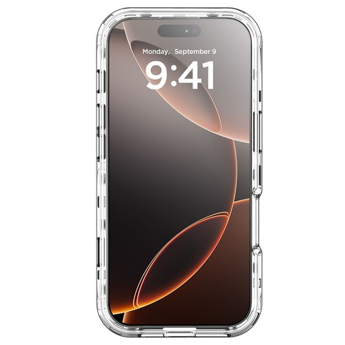 Funda rígida transparente a prueba de golpes resistente para iPhone 16 Pro Max/16 Plus/16 Pro - Imagen 9 de 15
