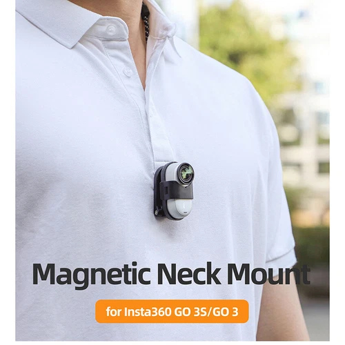 Soportes magnéticos para fotografía de montaje en cuello en pecho accesorios para Insta360 GO 3/3S - Imagen 6 de 19