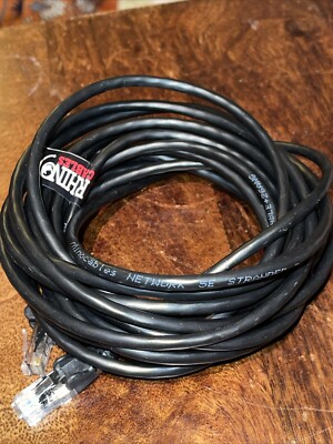 Cat5e Ethernet Kabel 5m schwarz U/UTP Netzwerk 5E Litze Patchkabel 26AWG