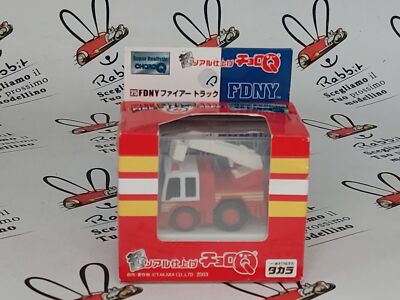 TOMYTEC Choro Q '' Lkw Der Feuerwehr Super Realistic Fire Zone ''