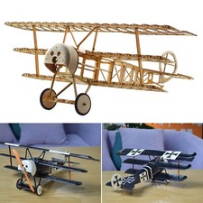 Fokker Dr.1 Slow Flyer Modellflugzeug Kit 1:20 RC Flugzeugmodell Baukasten Holz