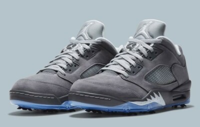 Air Jordan 5 Low Golf ブラック/グレー Air Jordan 5 Low Golf 'Metallic' CU4523-003