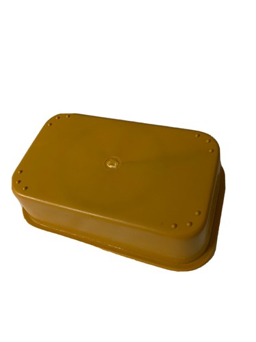 Feeder Dish Seed Bowl, For Cage & Aviary Birds, Plastic Mustard Yellow - Picture 5 of 5