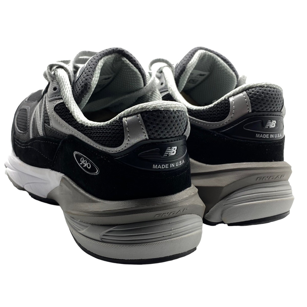 NEW BALANCE W990BK6 WOMEN SZ8(2E) SNEAKER HIKING BLACK SUEDE