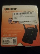OptiCover N300 WiFi Extender with WPS Internet Signal Booster