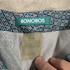 Bonobos 30 Stretch 7" Board Shorts Solid Blue Spot On Back