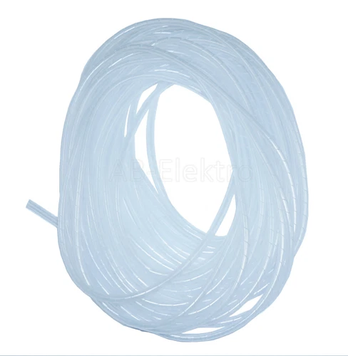 10m Spiralschlauch Ø 4 bis 25mm Kabelschlauch Kabelspirale transparent