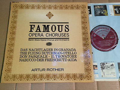 FAMOUS OPERA CHORUSSES - ROTHER - LP - TELEFUNKEN GMA 62 MONO - ENGLAND  (4)