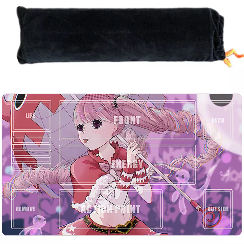 OP One Piece Perona Ghosts Dress Skirt Playmat TCG CCG Playmat Custom Card  Mat