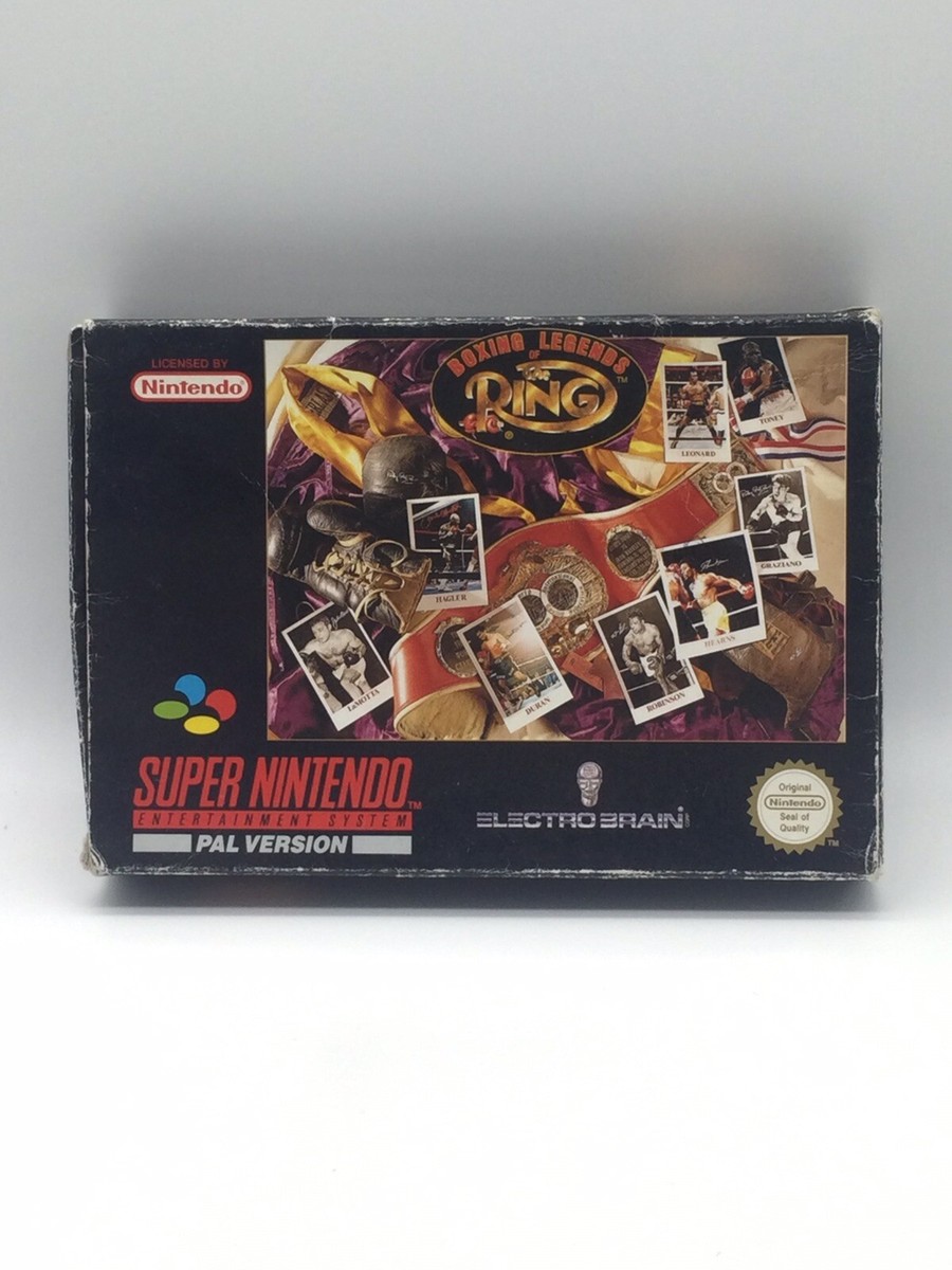 Jeu SNES Boxing Legends Of The Ring - Neuf Sous Blister - PAL (UKV)
