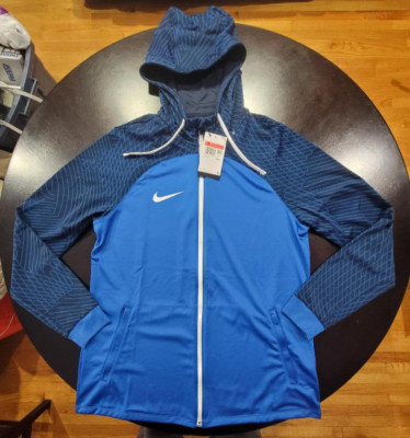 Nike Men's Dri-Fit Strike 23 Full Zip Hoodie Soccer Track Jacket