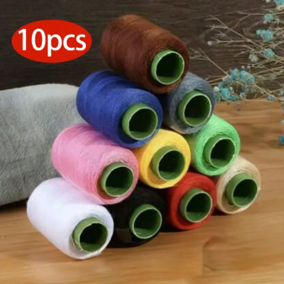 10 Rolls Multi-Color Sewing Thread | DIY Sewing, Embroidery, Hand & Machine Comp - Image 2 of 4