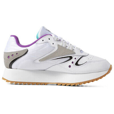 Reebok DV5376 Classic leather ATI 90S Running shoes white green purple  sneakers | eBay