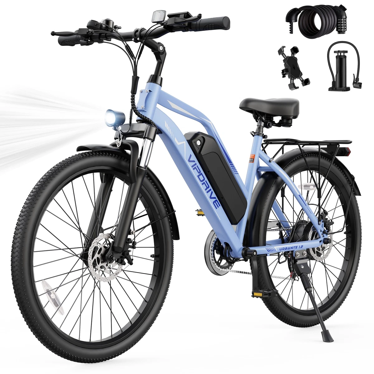 electric bicycles for sale on ebay E-City Bike 26 in Blue Electric Bikes for sale