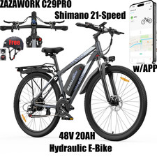 1000W 29 Zoll Elektrofahrrad Herren 48V 20AH E-Mountainbike 21 Gänge 50KM/H …