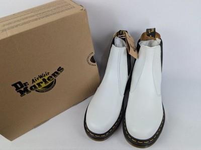 Dr. Martens 2976 Chelsea Boots Weiß Glattleder EU 39 NEU Verpackt