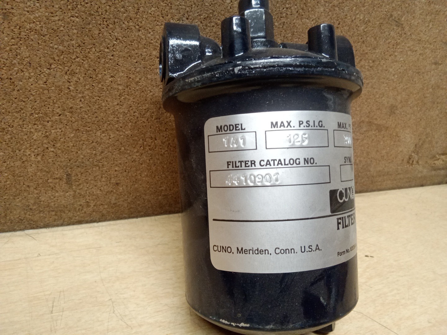 Cuno 4410901 Model 1A1 Filter 3/8" Connection