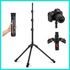 Extendable Light Stand Photography, 6.6ft/2m Light Tripod Stand for Travel, 1...