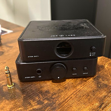 JDS Labs Atom AMP+ Headphone Amplifier Black Stereo RCA Input 2-Channel