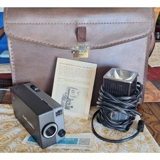 Kodak Instamatic M4 movie camera  Kodak Instamatic movie light model 1 w/ case