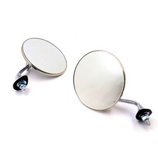 MG MAGNETTE ZA ZB Mark III IV 1953-1969 Pair Chrome Wing Mirror NEW SET ( 2pcs )