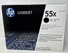 HP 55X CE255X Black Toner High Yield LaserJet P3015 Series