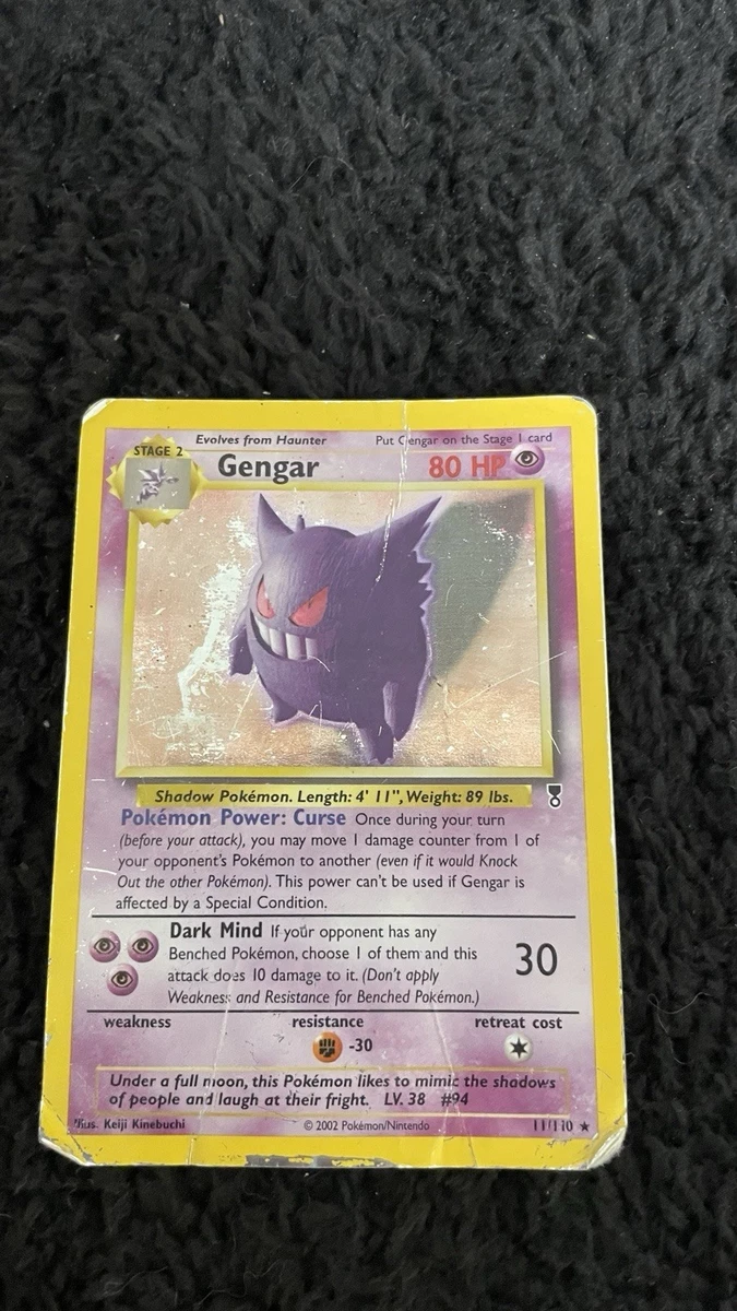 Gengar Pokémon TCG Legendary Collection Individual Collectible