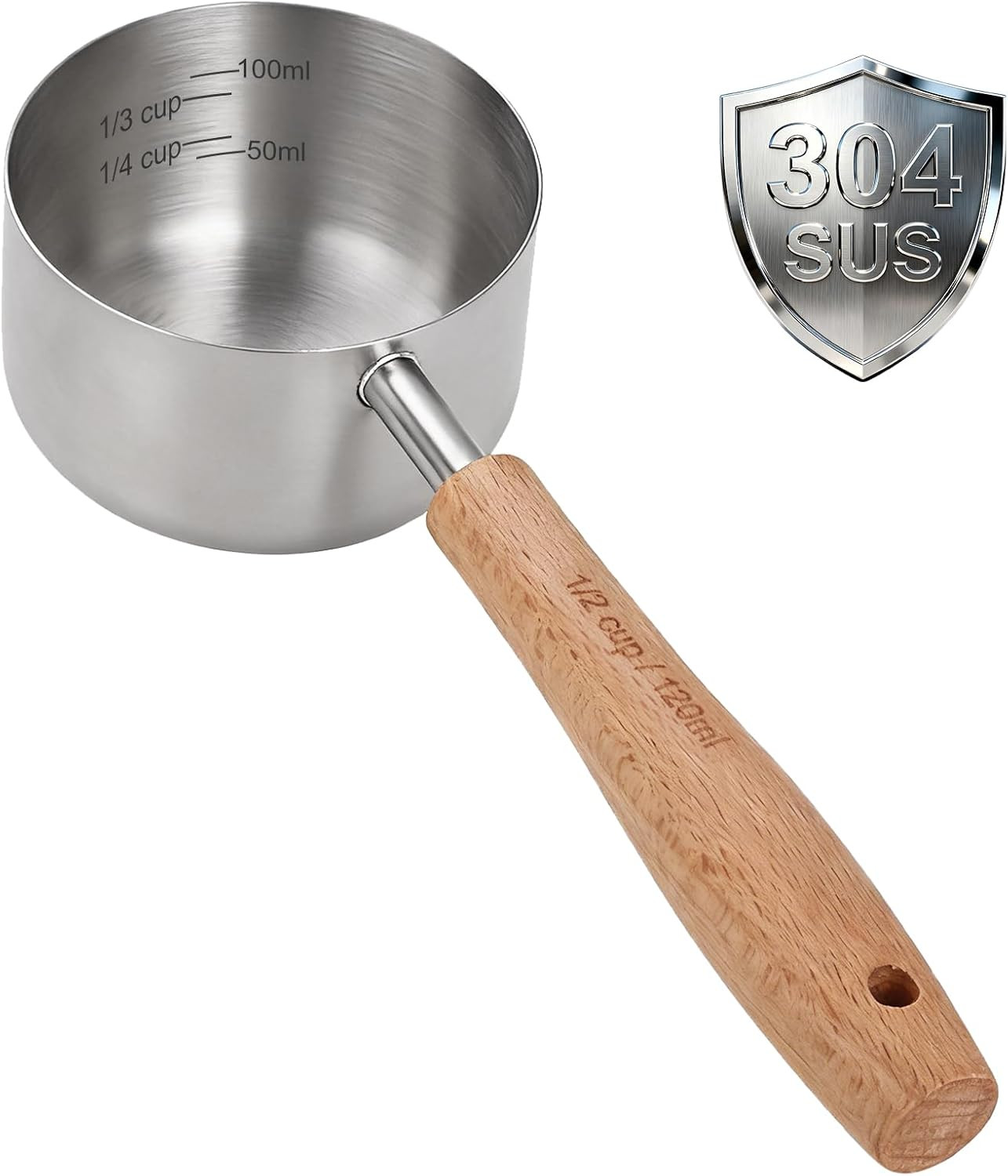 Scoop, 18/8(304) Stainless Steel Measuring C