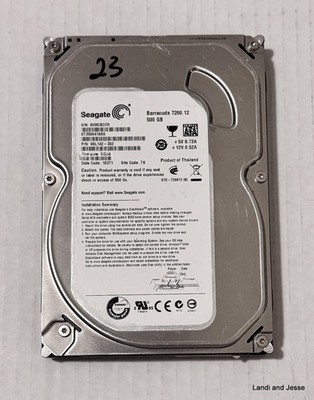 Desktop Computer Seagate ST3500418AS 500GB Barracuda SATA Hard Disk Drive