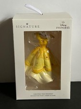 Hallmark Signature 2025 Disney Beauty  The Beast Belle Dress Gown Ornament