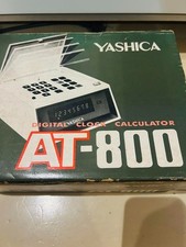 Vintage 70er Jahre Yashica Digital Taschenrechner Uhr Vintage LED Tischuhr mi...