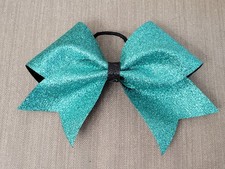 Cheerleading Cheerleader Bow First Look Aqua Tryout