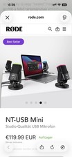 Rode NT-USB MINI Mikrofon - Schwarz (40040002...