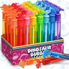 Bubble for Kids Party Favors, 32 Pack in 8 Styles Mini Wands Bulk