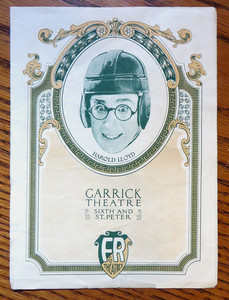 Rare 1925 The Freshman with Harold Lloyd Herald