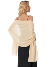 Women Shawls and Wraps for Evening Dresses Chiffon Elegant Bridal Scarf