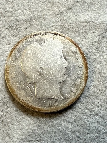 1896-O New Orleans Mint Silver Barber Quarter AG Almost Good Condition Nice 7652