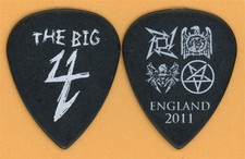 Metallica Slayer Megadeth Vintage Guitar Pick - 2011 Big 4 England Tour