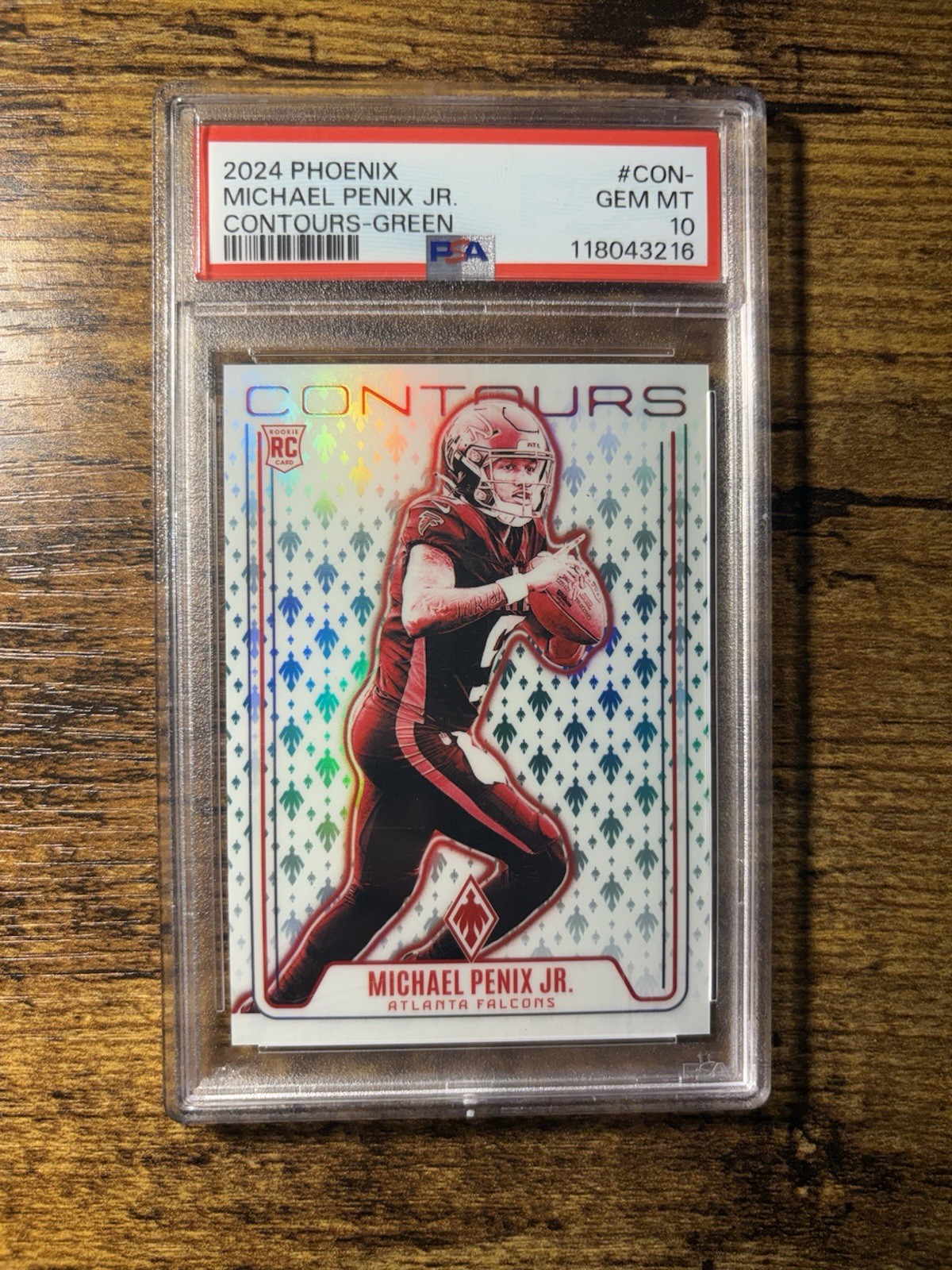 Michael Penix Panini Phoenix Contours #CONMPJ Green