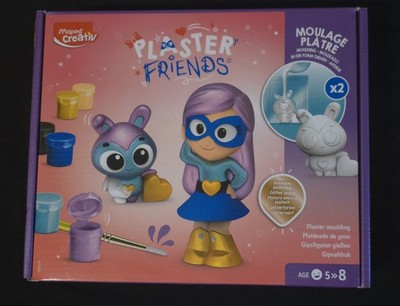 Maped Creativ Plaster Friends Moulding & Painting Kit-Superheroes DIY Craft Set