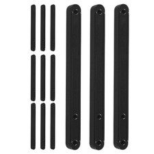 12Pcs Plastic Drawer Slide Rails Bottom Mount Smooth Glide Versatile Home Use