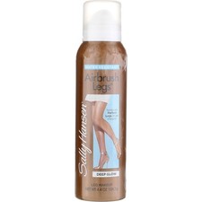 Sally Hansen Airbrush Legs Spray-On, Deep Glow 3703-04, Water Resistant, 4.4 oz