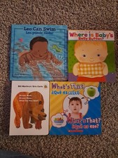 Lote 4 Book Baby / Children's. New. Spanish and English. For Kids.