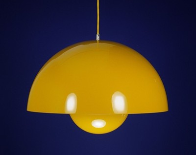 XL &Tradition Verner Panton VP2 Senf Blumentopf Pendelleuchte - 2 verfügbar