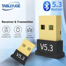 USB Bluetooth 5.3 Wireless Stereo Audio Music Adapter Dongle Receiver For Lap PC
