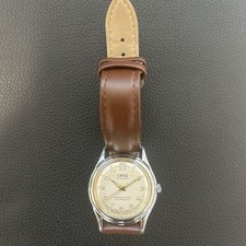 Oris Automatic Watch Timepiece Gold Dial Brow...