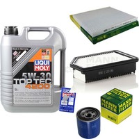 Mann Inspektionspaket 5L Liqui Moly Top Tec 4200 5W-30 FüR KIA Rio III 1.4 Cvvt
