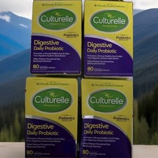 Culturelle Digestive Health Daily Probiotic 80 X 4 320 Capsules Exp 2027
